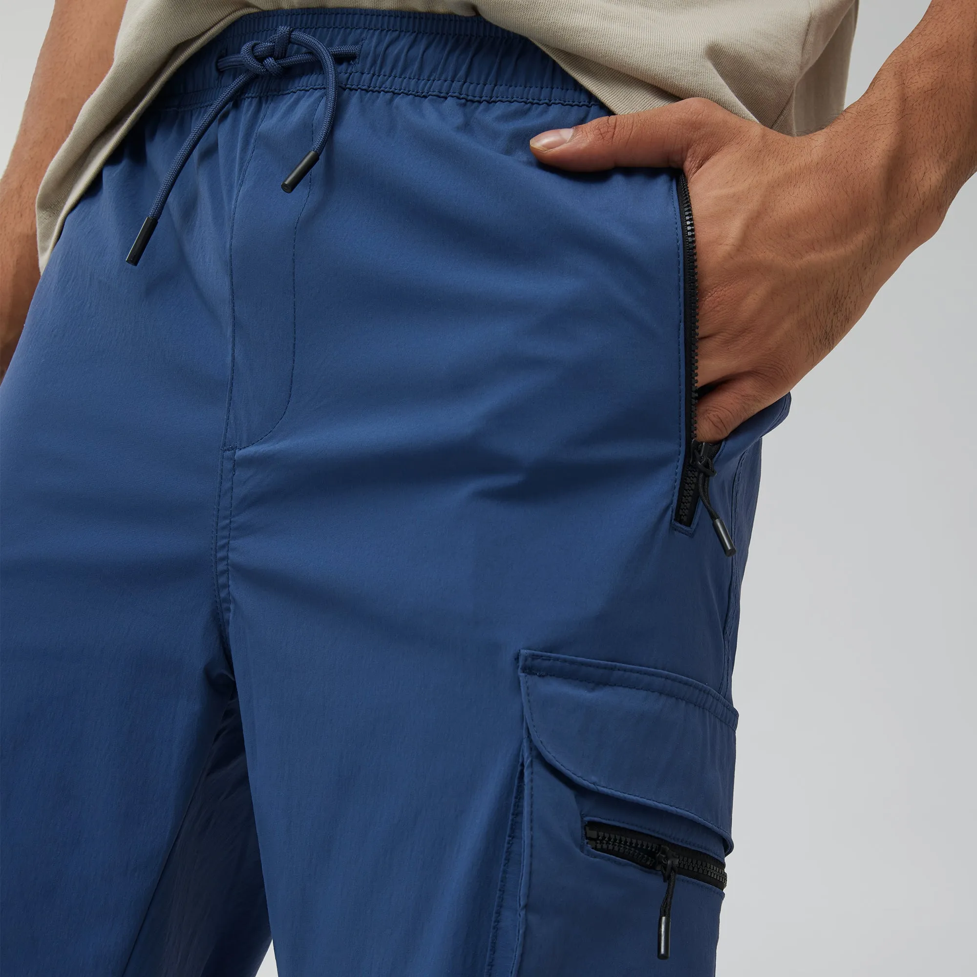 ????????????? ?1799   Extra 10% off on Cargo Joggers Yale Blue ??