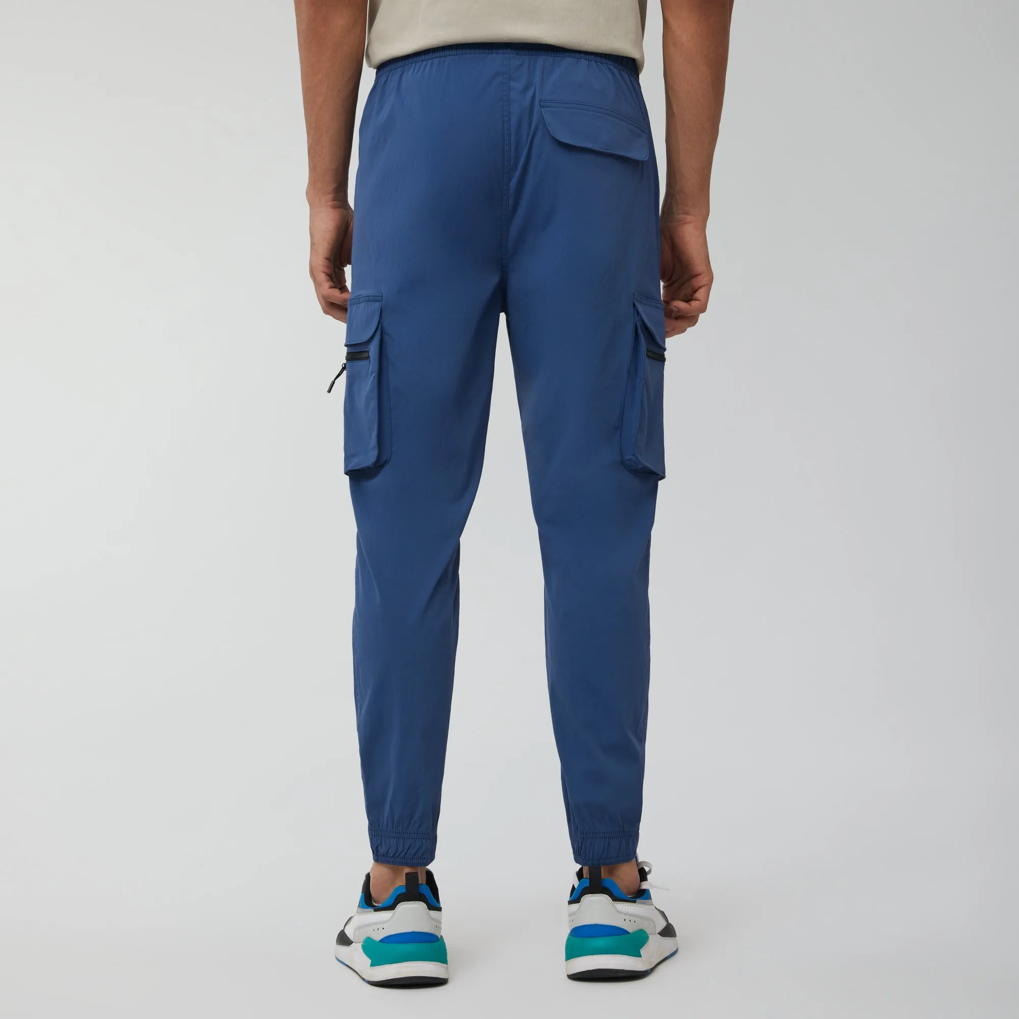 ????????????? ?1799   Extra 10% off on Cargo Joggers Yale Blue ??