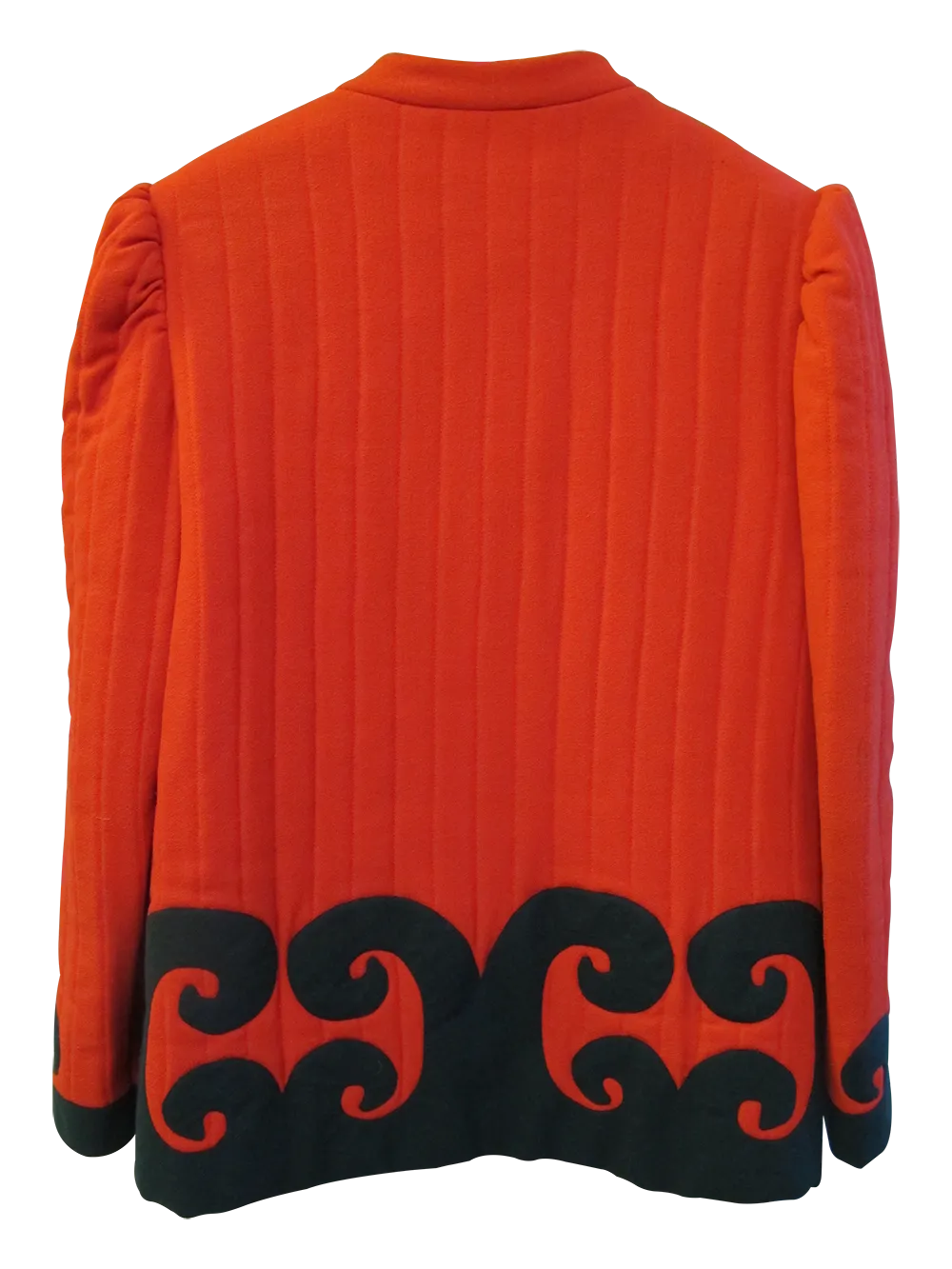 1980's Donald Brooks Quilted Jacket with Appliqué