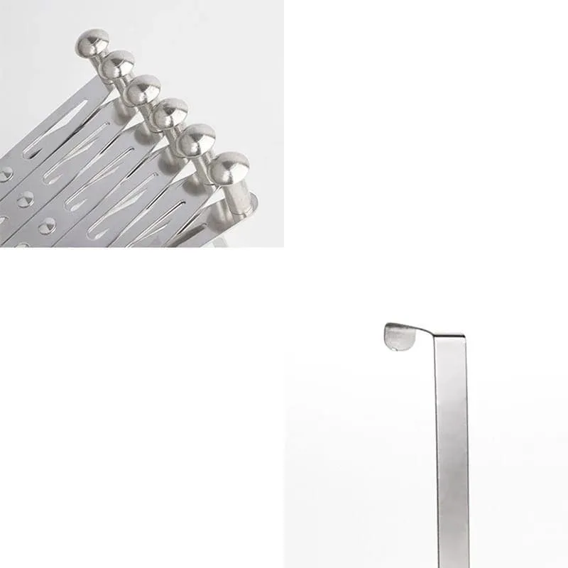 6 Hooks Multifunction Organizer, Foldable Hook Wall Door Hanger, Expandable Coat Rack Hanger, Wall Mounted Pine Hooks