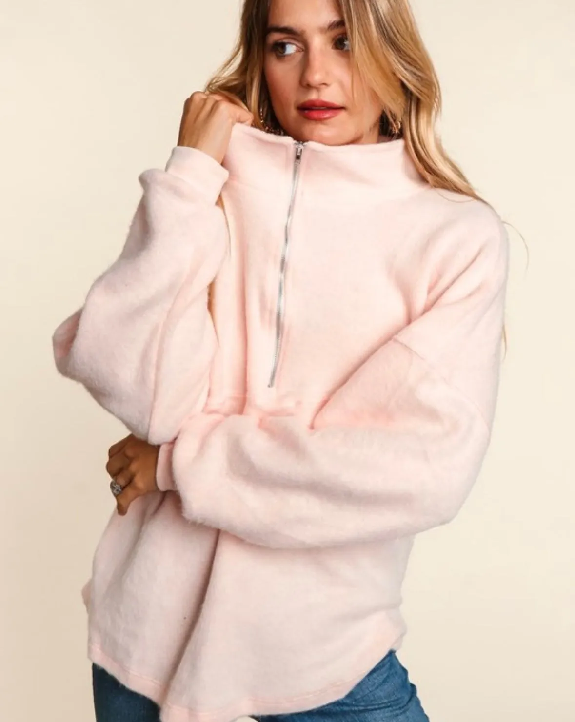 A Curvy Half-Zip
