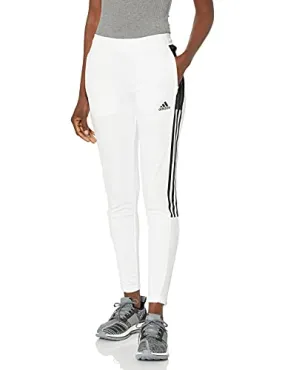 adidas Women's Tiro Track Pants, White/Black, Small