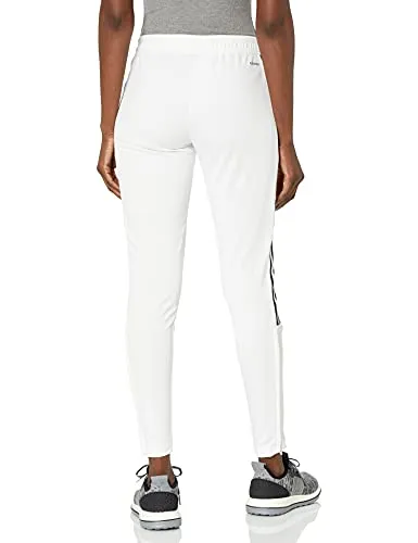 adidas Women's Tiro Track Pants, White/Black, Small