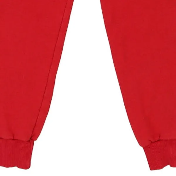 Age 10 Diadora Joggers - Medium Red Cotton