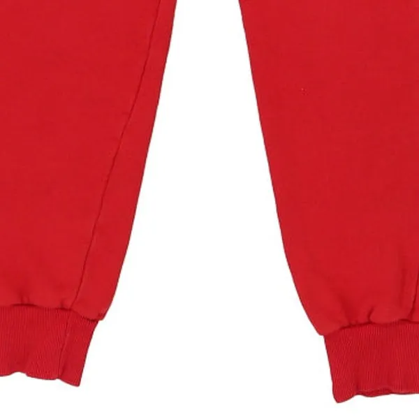 Age 10 Diadora Joggers - Medium Red Cotton