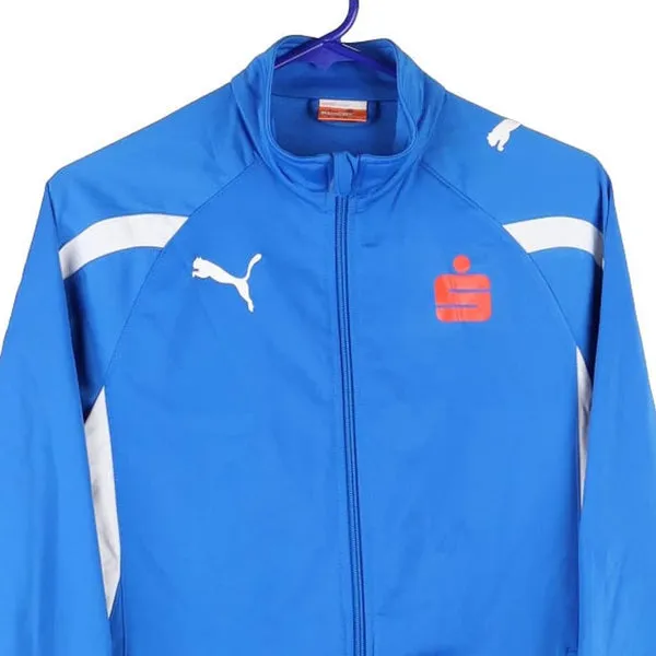 Age 14-15 Puma Track Jacket - XL Blue Polyester