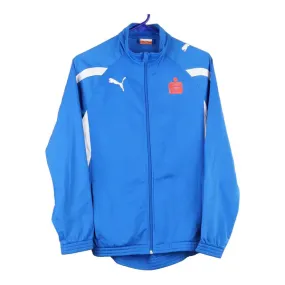 Age 14-15 Puma Track Jacket - XL Blue Polyester