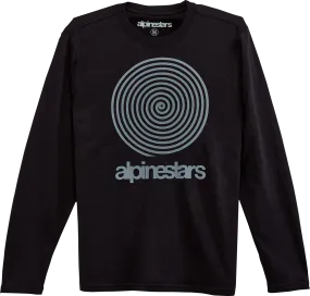 ALPINESTARS Spiral Long-Sleeve T-Shirt - Black - Large 1232-71020-10-L