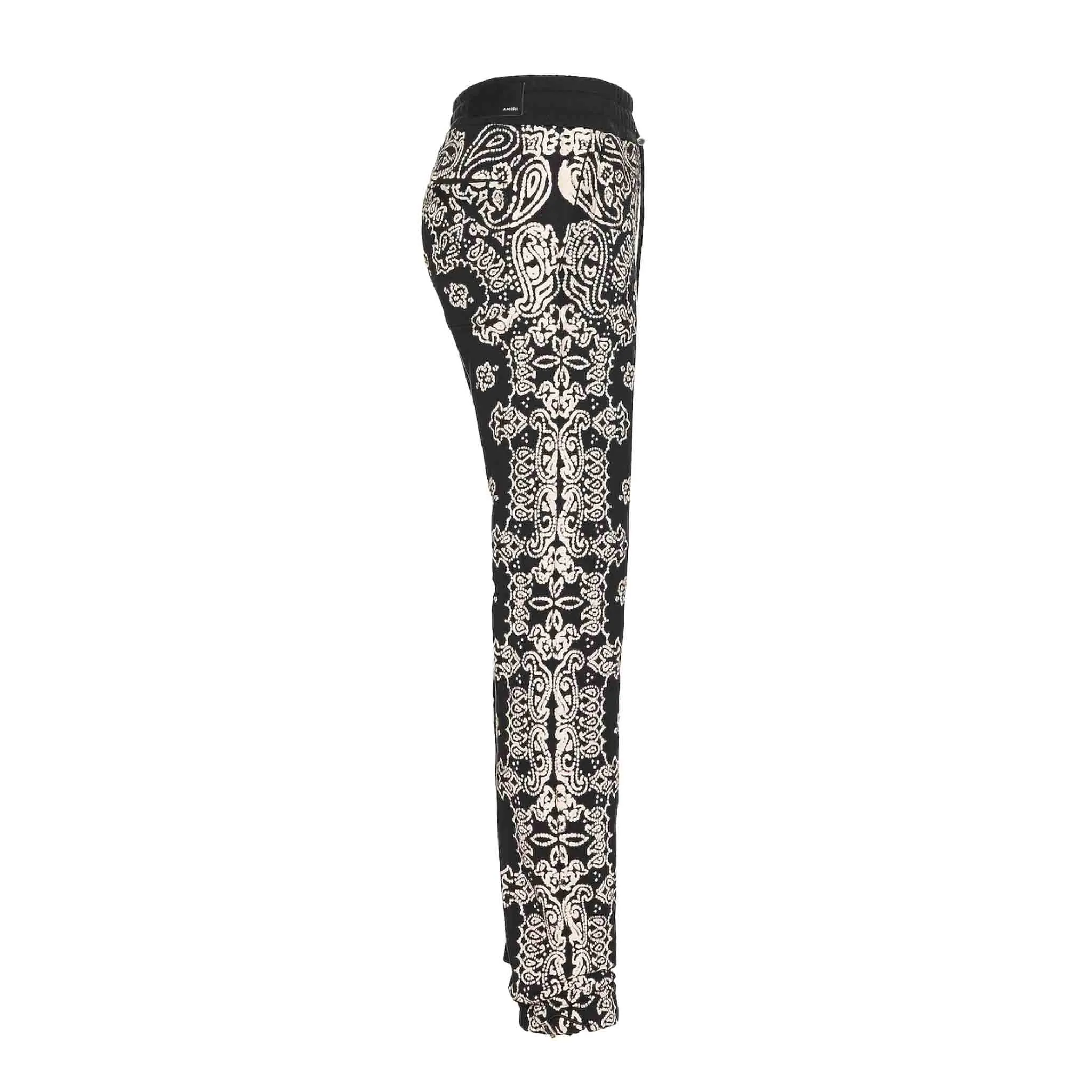 Amiri Bandana Bleach Sweatpants in Black