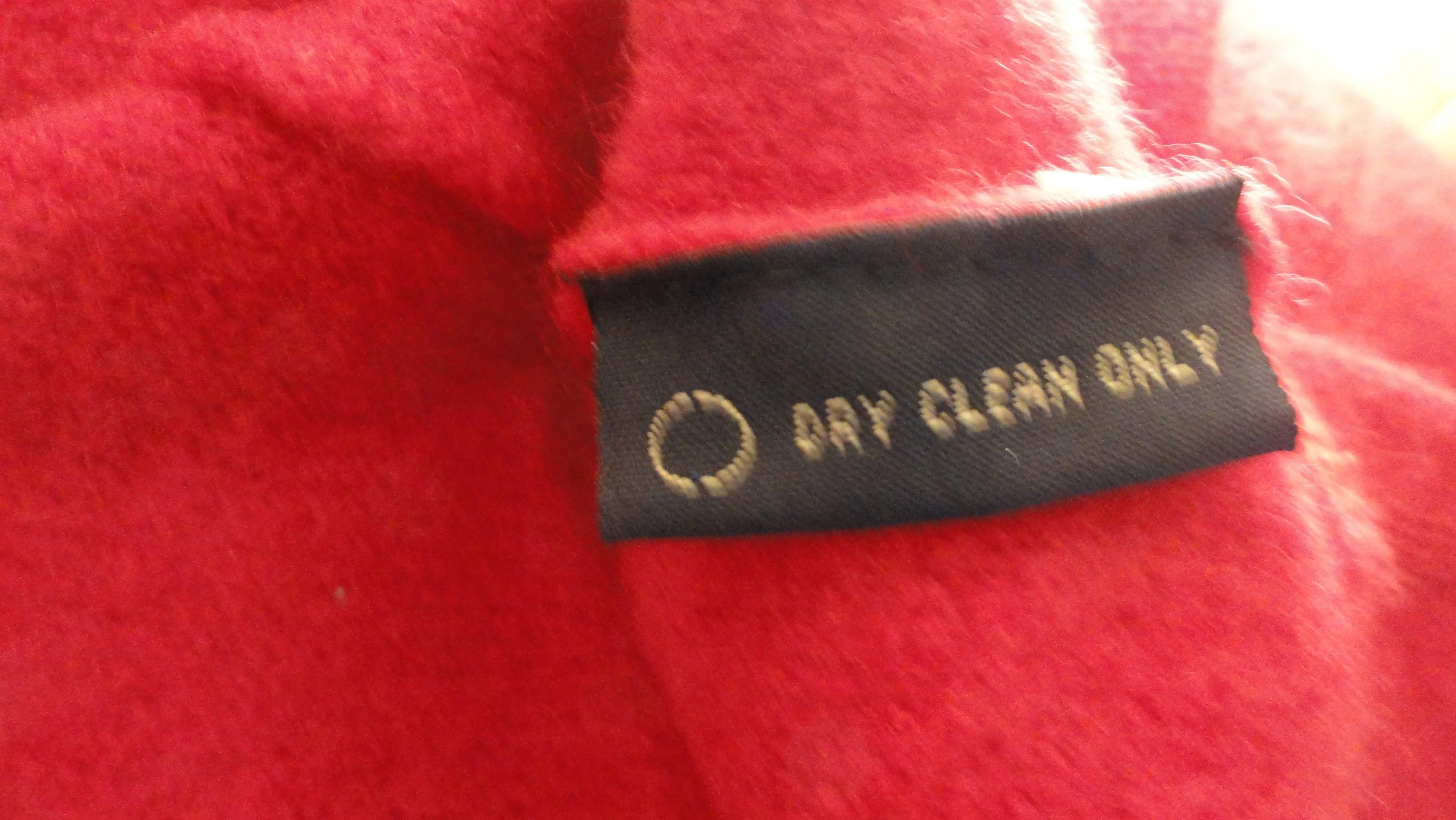 Andrea Viccaro 80's 100% Wool Red Long Sleeve Blazer Size Medium SKU 000203