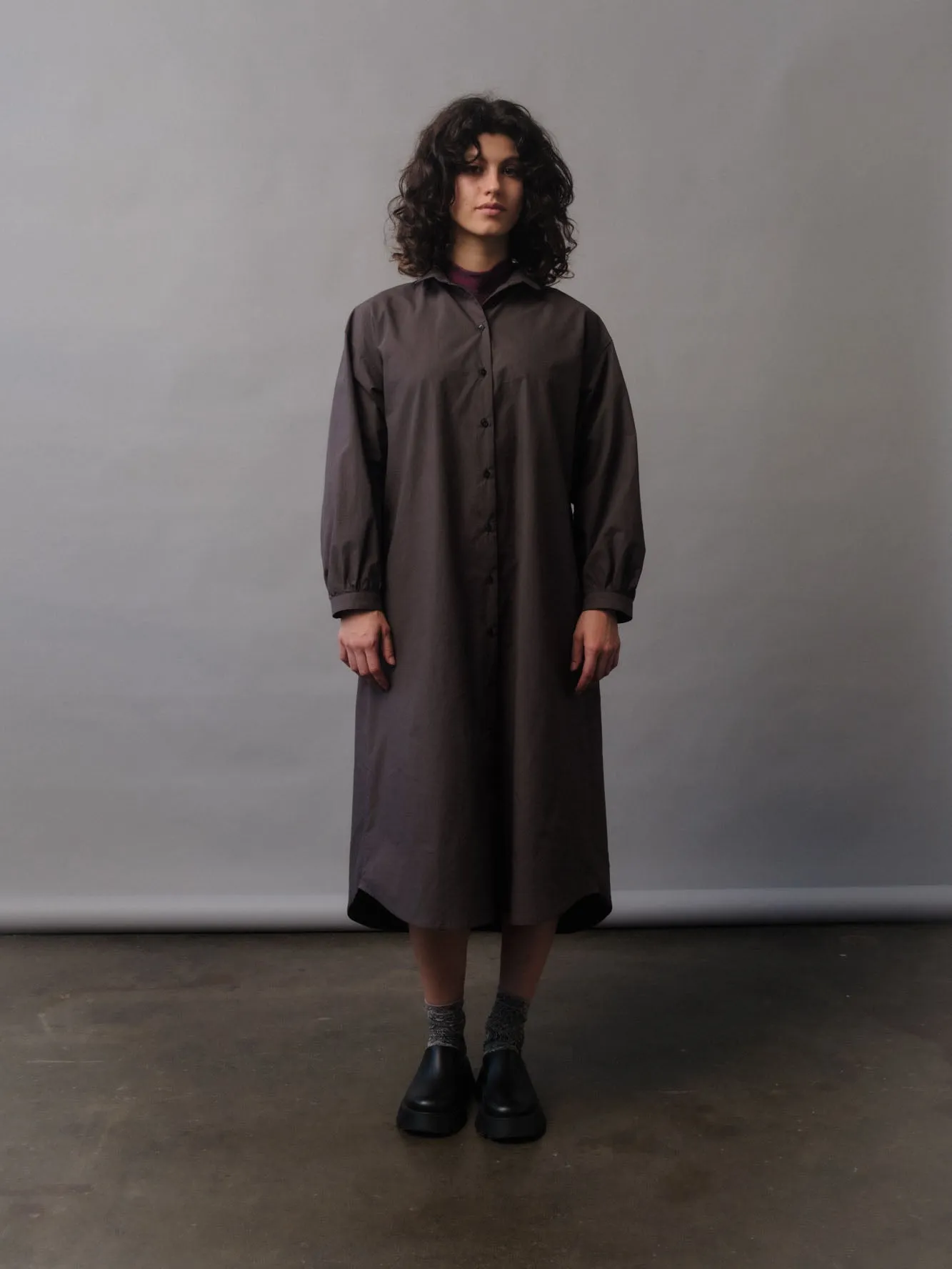 Arden Shirtdress in Bitter Chocolate
