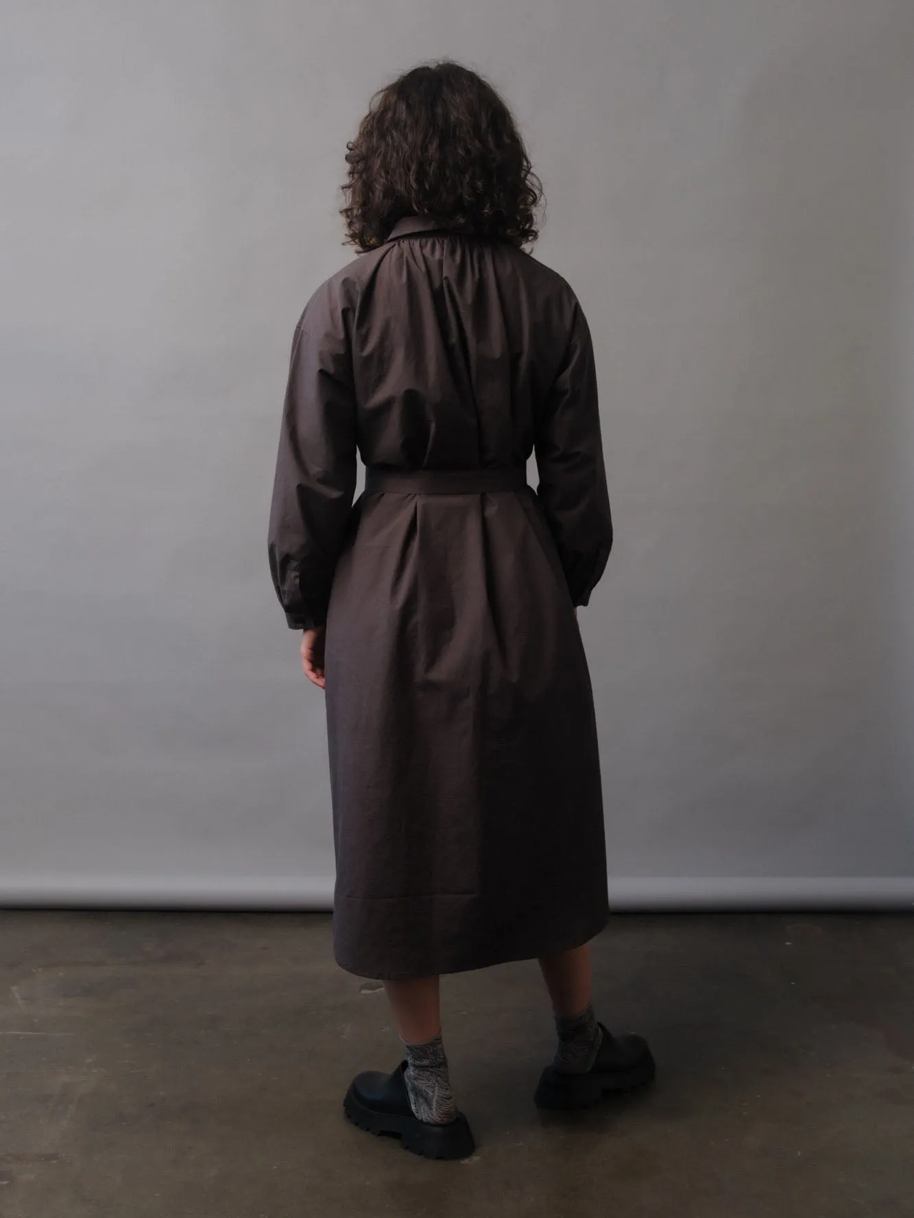 Arden Shirtdress in Bitter Chocolate
