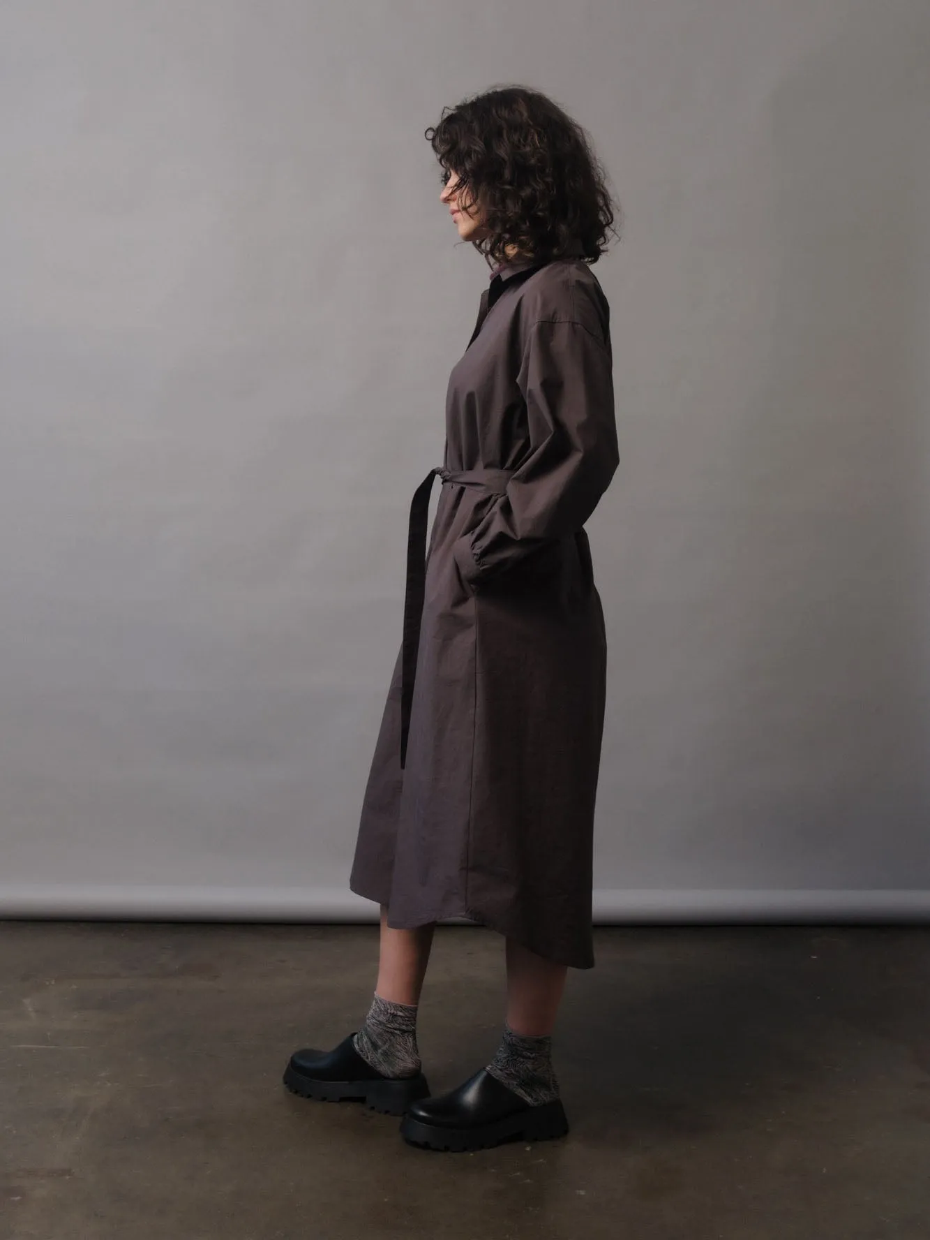 Arden Shirtdress in Bitter Chocolate