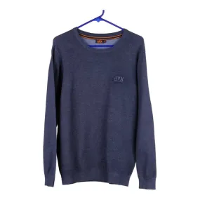 Avirex Jumper - XL Navy Viscose Blend