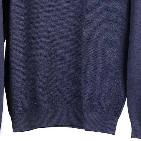 Avirex Jumper - XL Navy Viscose Blend