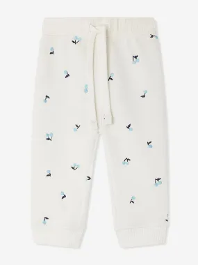 Baby Girls Bambo Joggers in Ivory