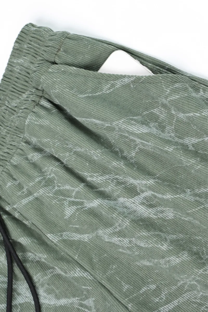 Baggy Wide-Leg Low-Rise Fleece Parachute Sweatpants