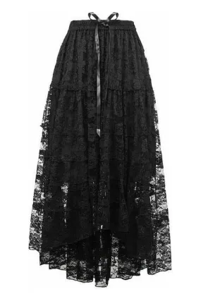 Black Lace Skirt