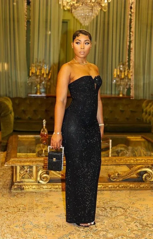 Black Majestic Maxi Dress