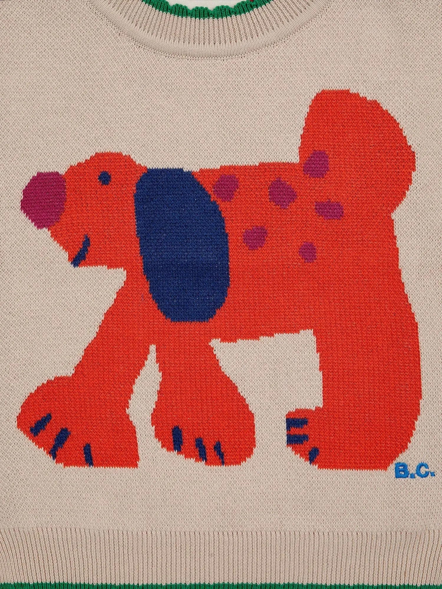 Bobo Choses Fairy Dog Jacquard Knitted Vest - 2/3Y, 4/5Y, 6/7Y, 8/9Y