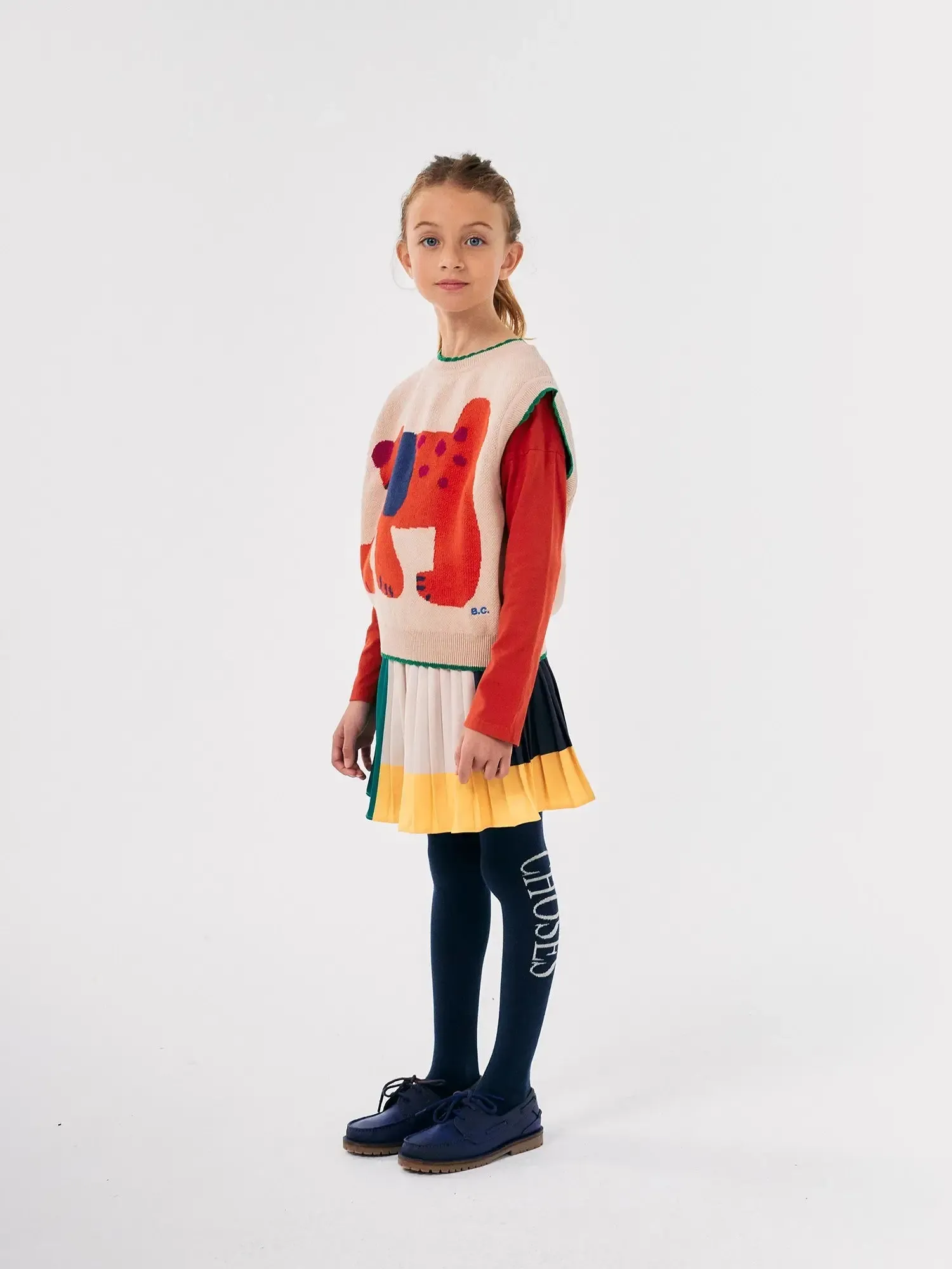Bobo Choses Fairy Dog Jacquard Knitted Vest - 2/3Y, 4/5Y, 6/7Y, 8/9Y