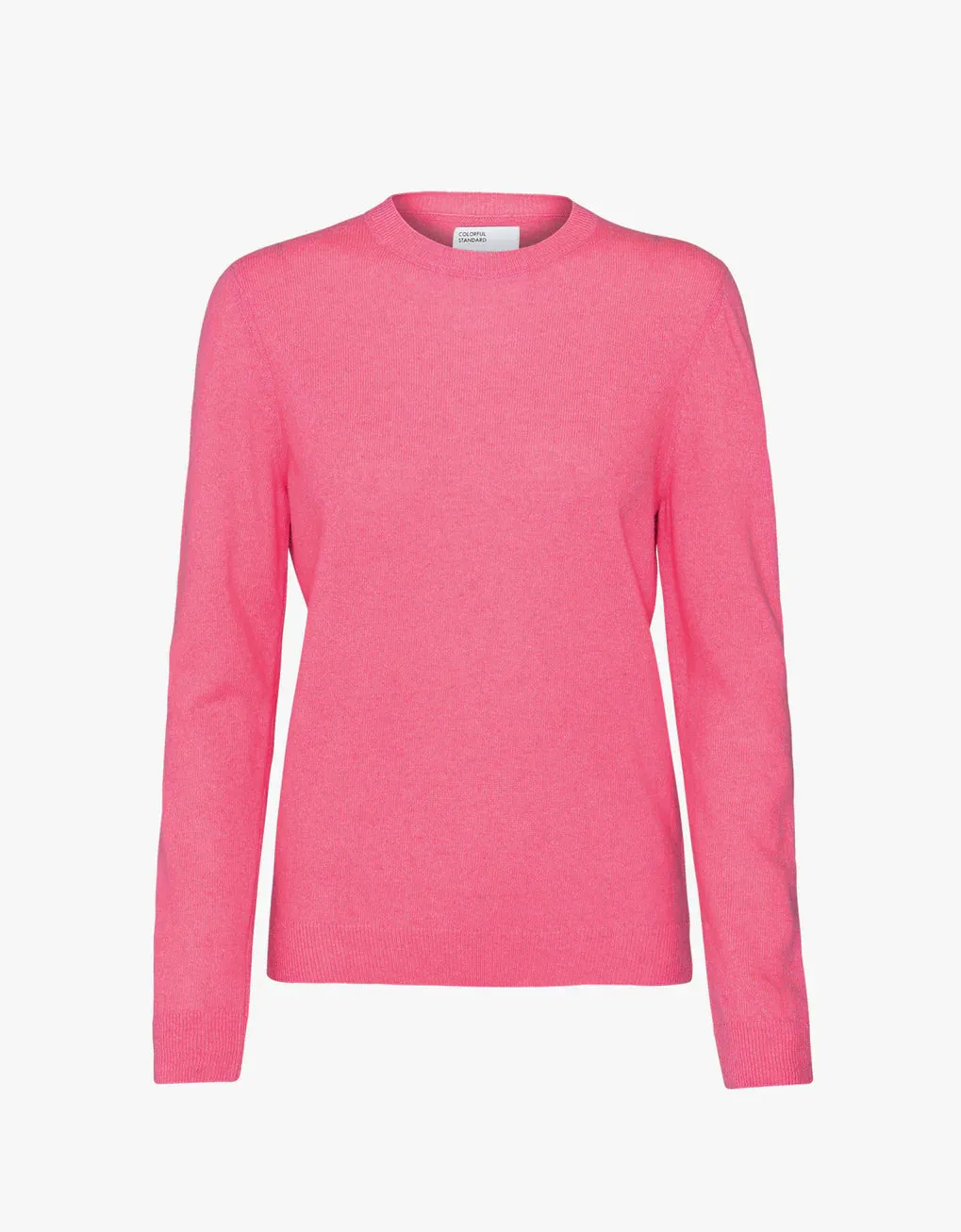 COLORFUL STANDARD | Women Light Merino Wool Crewneck | Bubblegum Pink