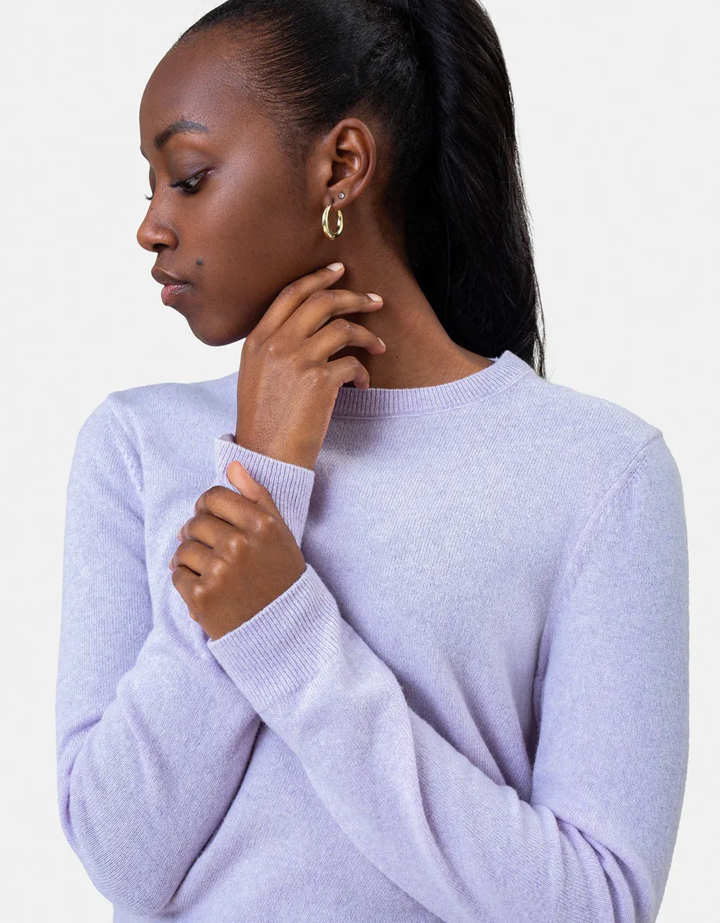 COLORFUL STANDARD | Women Light Merino Wool Crewneck | Bubblegum Pink