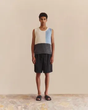 Colour Block Knit Vest
