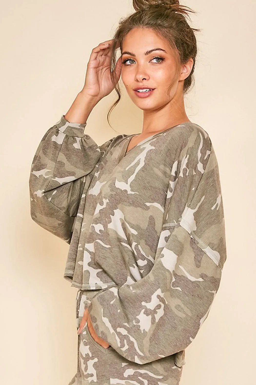 Command Attention Camouflage Jogger Sweatpants