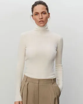 DAY Siena Roll Neck in Ivory