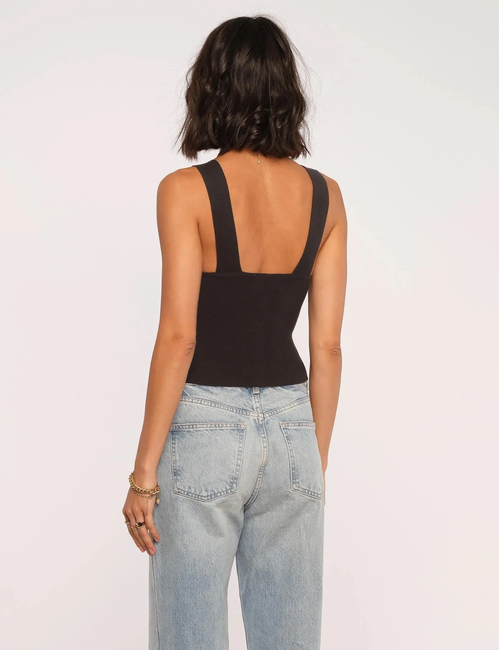 DELIA STRETCH RIB TOP *LAST ONE*