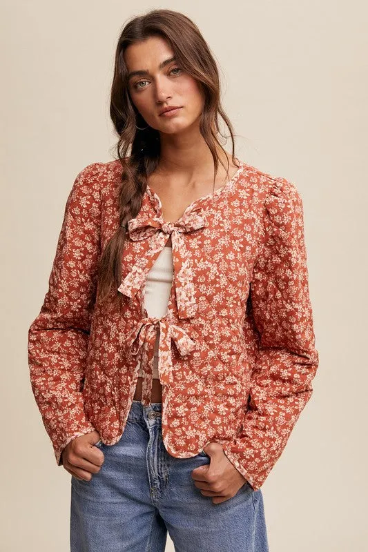 Ditzy Dreams Bow-Tie Jacket