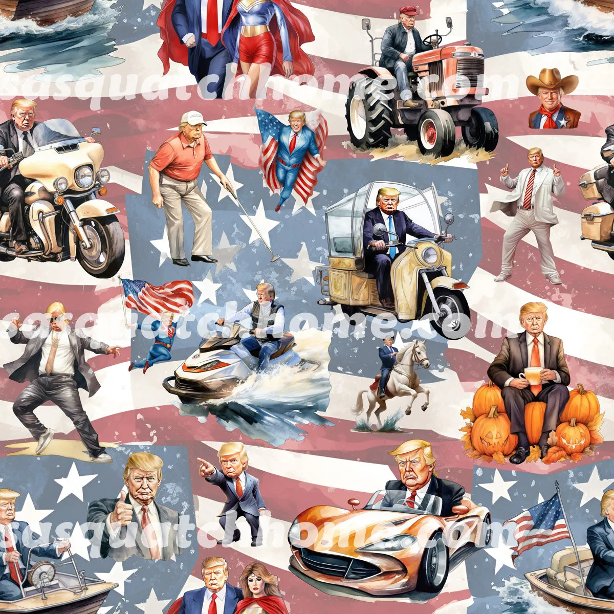Donald Trump, MAGA Designs, Sweatpants for Men