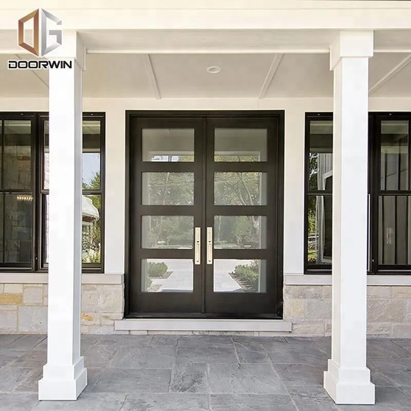Doorwin 20212020 Trending Products Casement Windows And Doors Low Prices High Quality With low-E Double Glass Entry Door