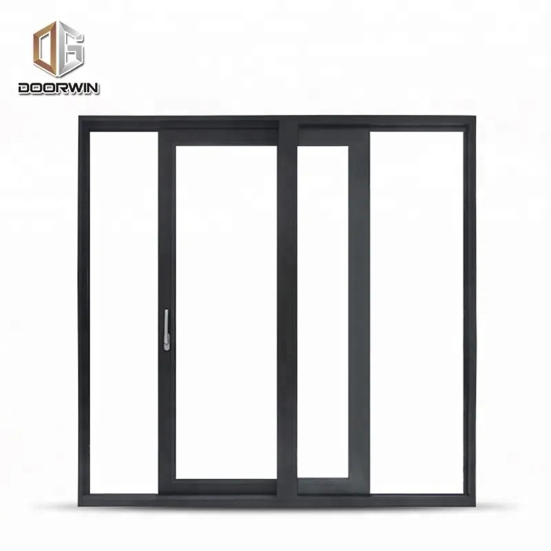Doorwin 2021American standard sliding windows and doors aluminum glazed insulated door with fiberglass flyscreen