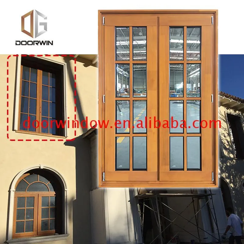 DOORWIN 2021Grill door designs india design wood window glass windows by Doorwin on Alibaba