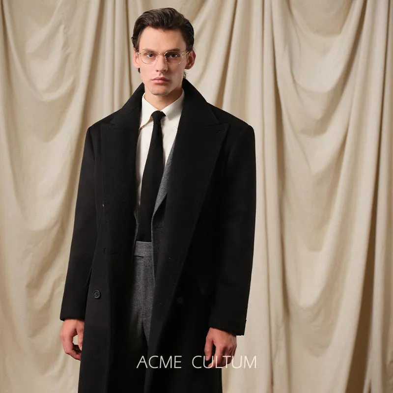 Double-Breasted Chesterfield Coat
