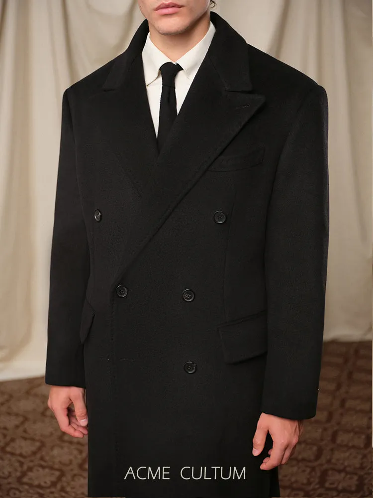 Double-Breasted Chesterfield Coat