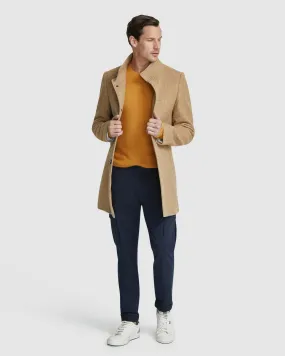 Dunbar Herringbone Wool Rich Coat