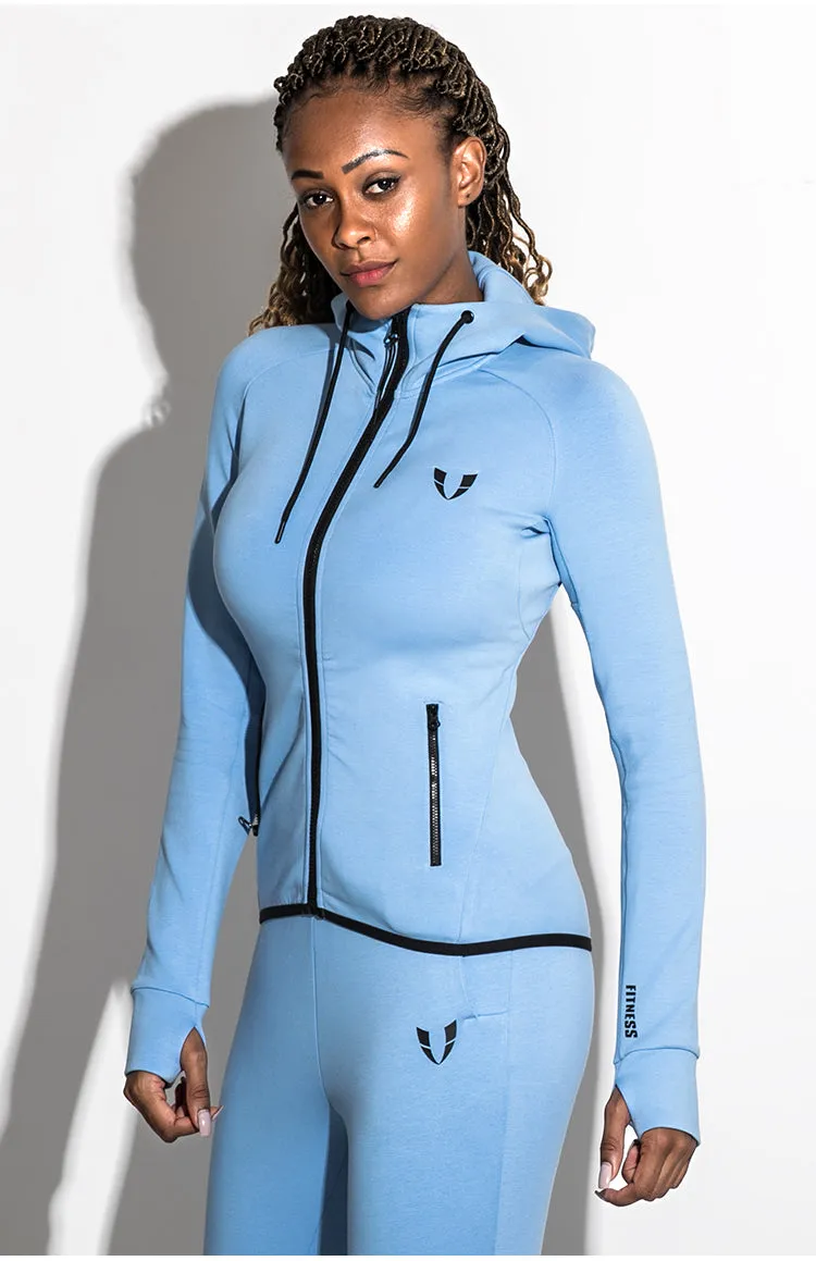 ELITE ABS RUNNING TRAINING TRACK JACKET WITH HOOD
