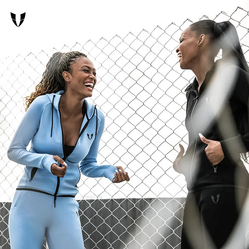 ELITE ABS RUNNING TRAINING TRACK JACKET WITH HOOD