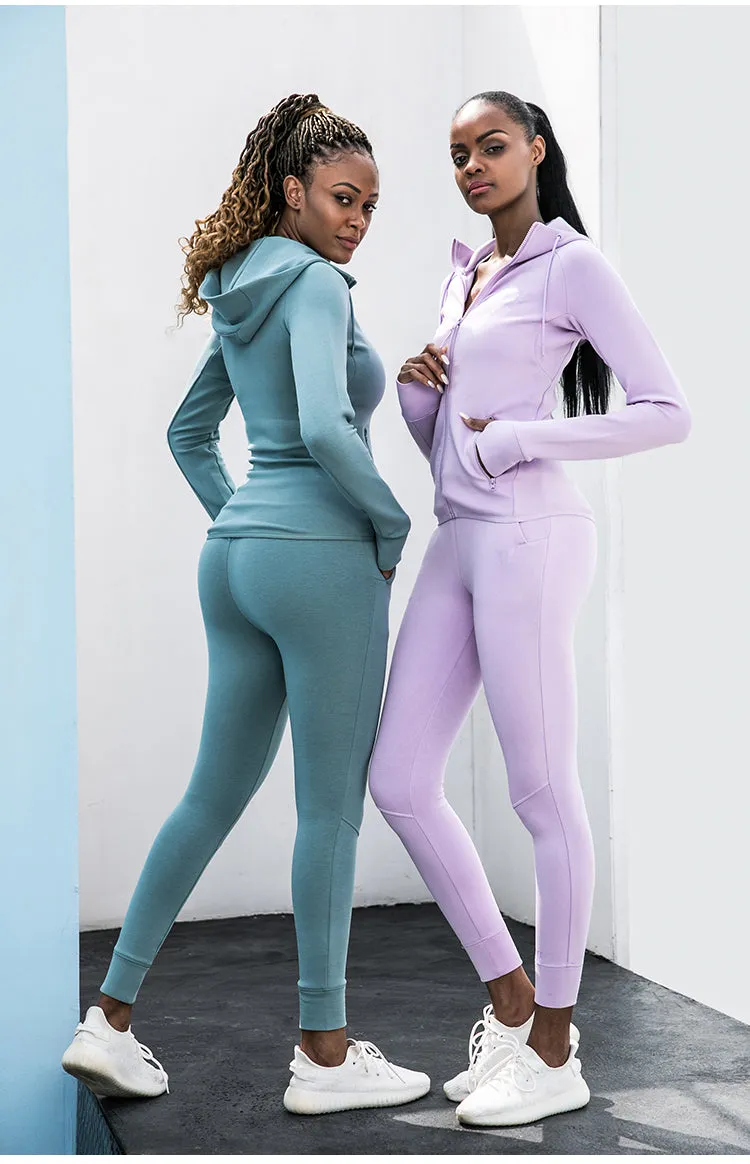 ELITE ABS RUNNING TRAINING TRACK JACKET WITH HOOD