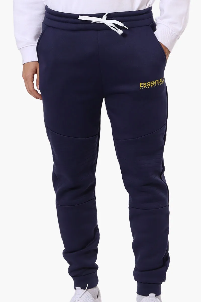 Essentials Super Triple Goose Basic Tie Waist Joggers - Navy