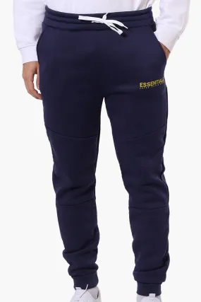 Essentials Super Triple Goose Basic Tie Waist Joggers - Navy