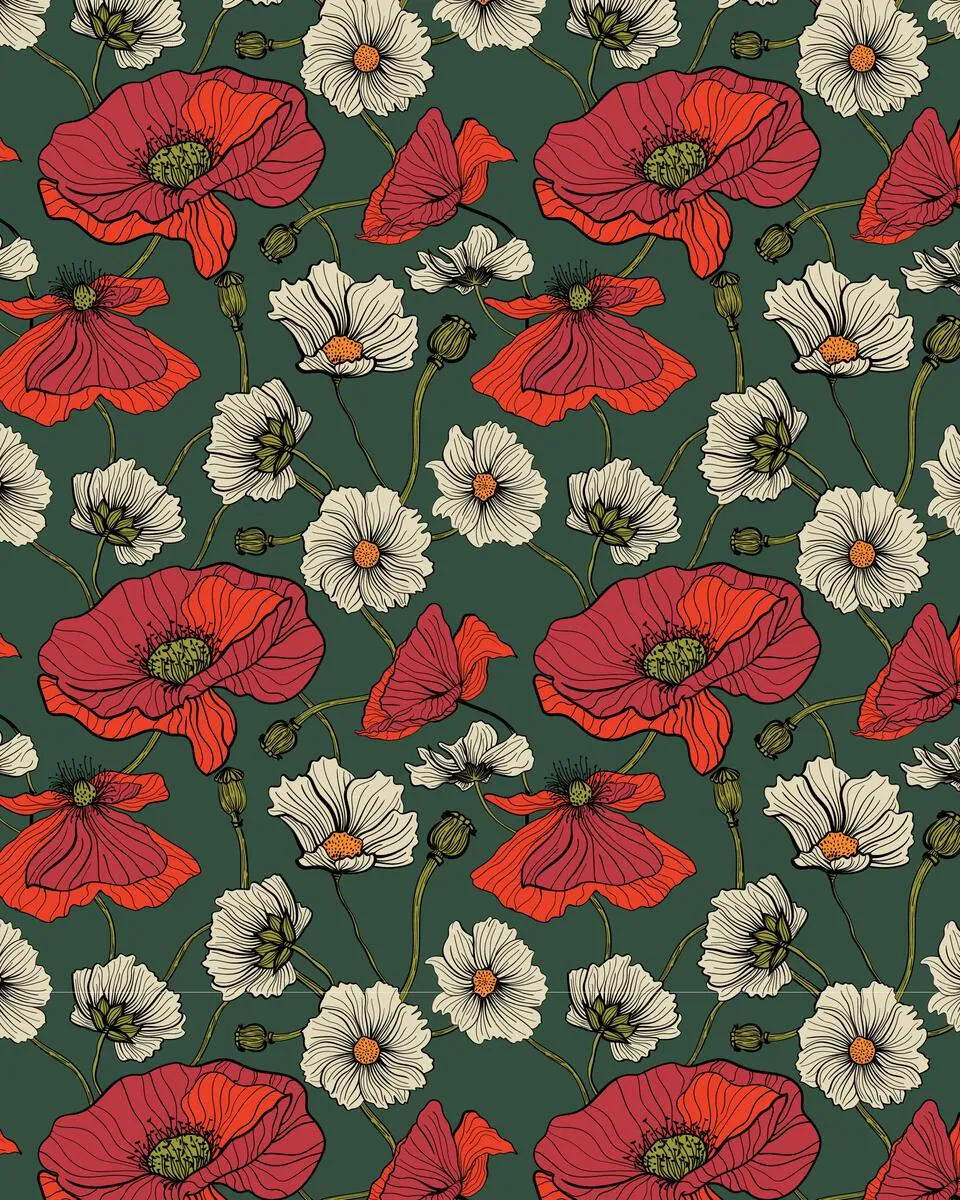 Field Flowers Printed Dress