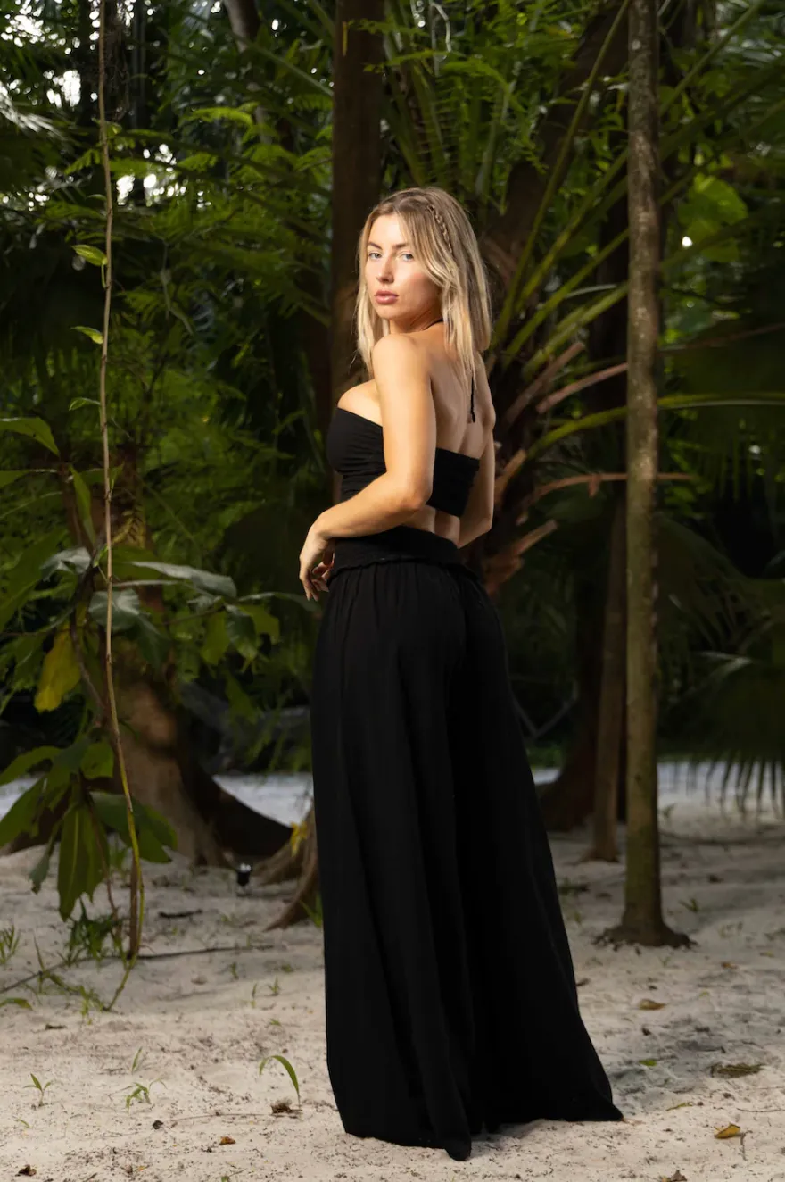 Fiona Gauze Palazzo Pants