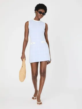 French Connection Check Sleeveless Crew Dress