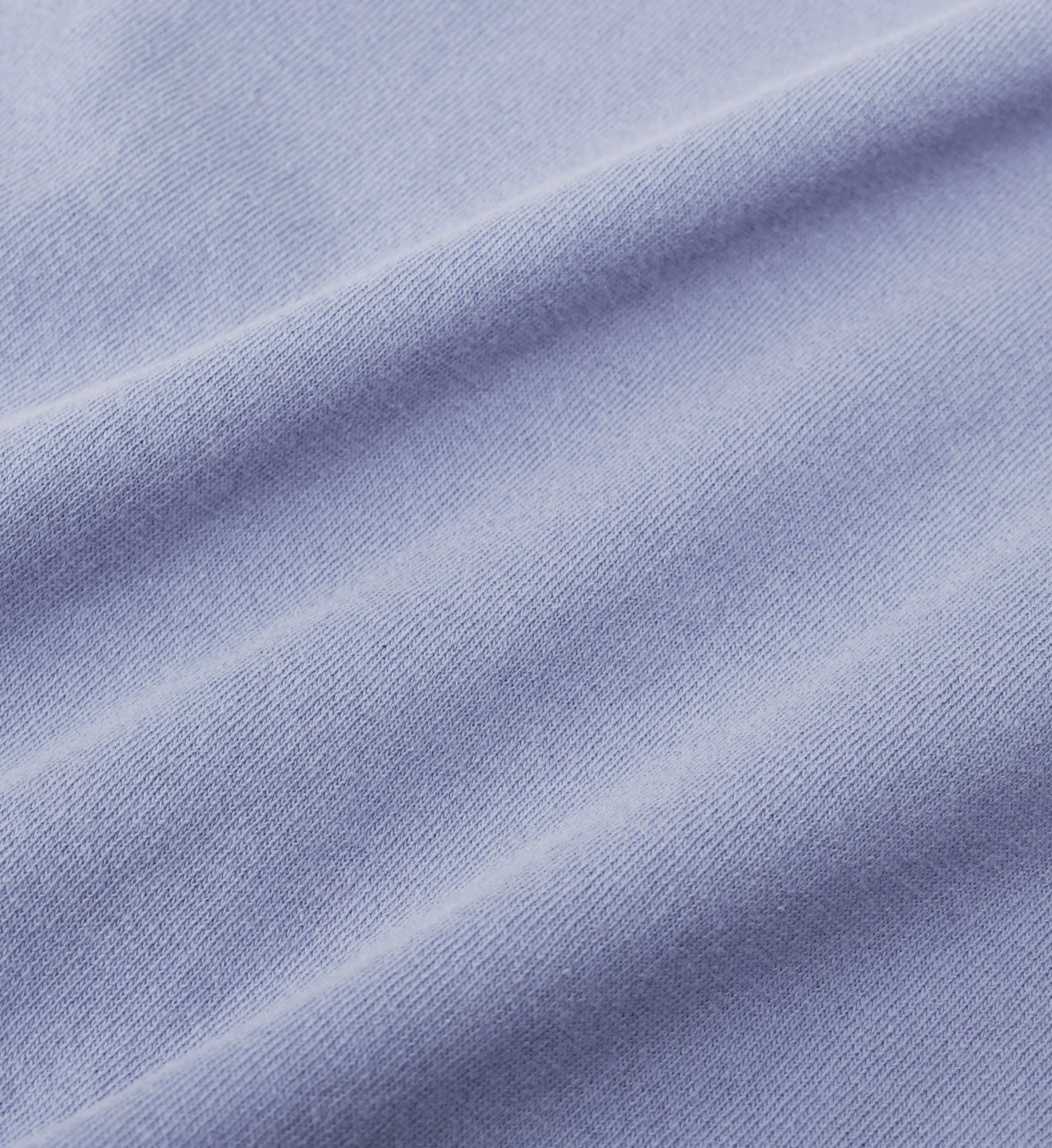French Sweatpant - Washed Periwinkle/White