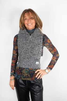 GANNI A3843 Ribbed Bib in Egret