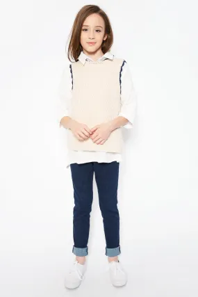 Girls Knitted Vest